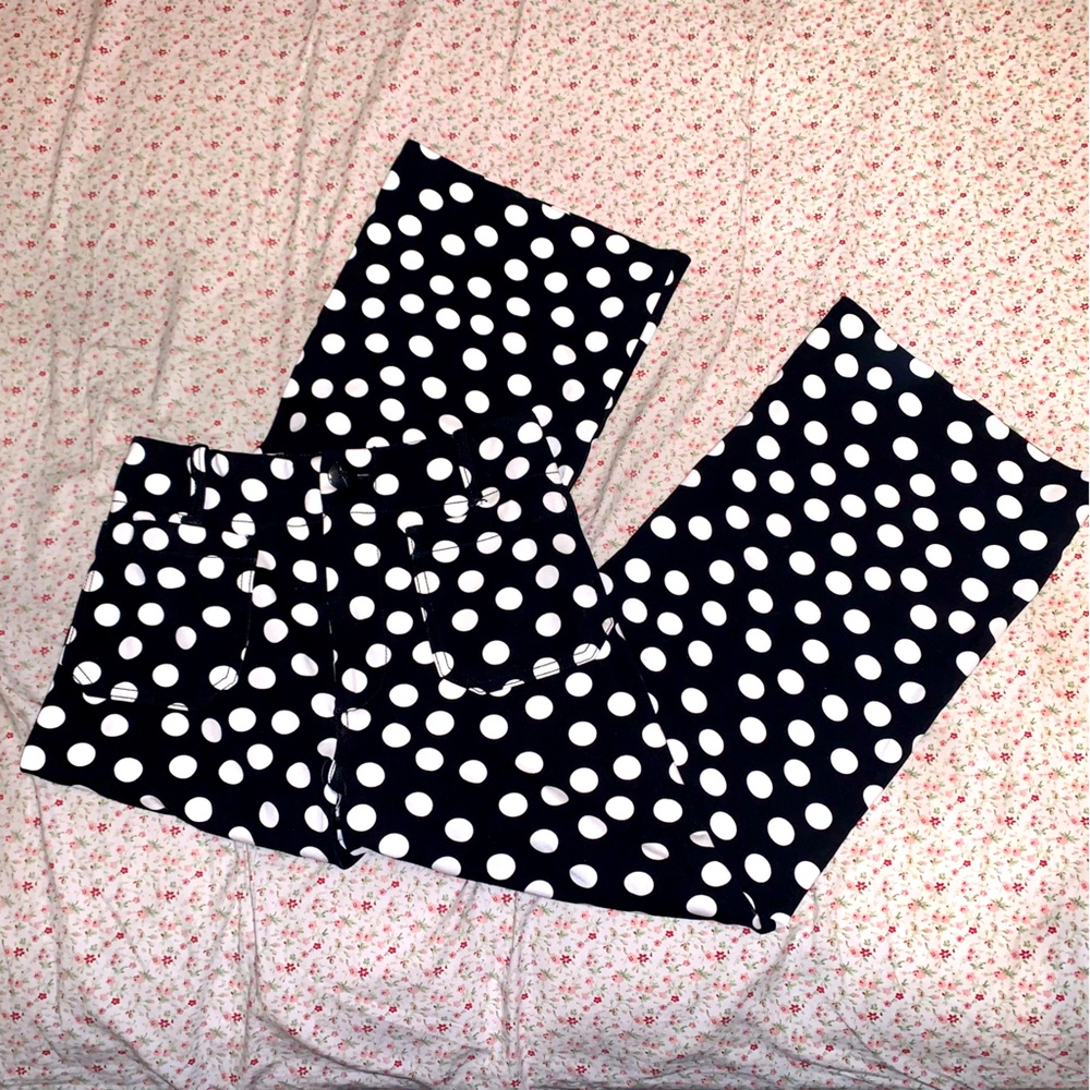 Maeve by Anthropologie The Colette Polka Dot Pants 27